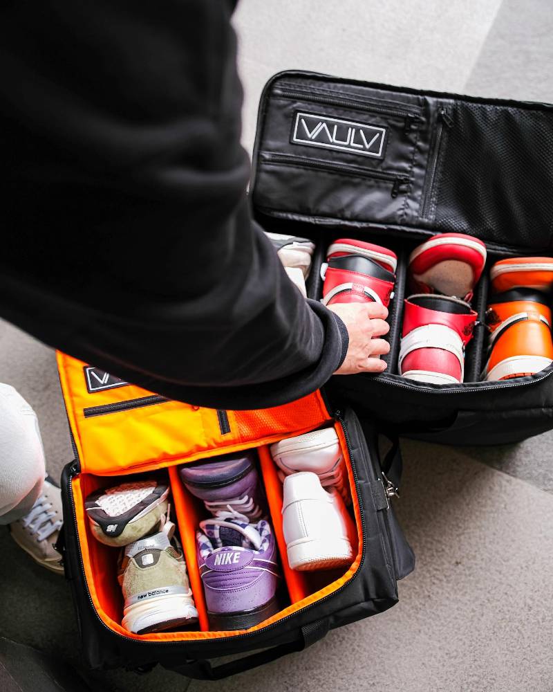 a sneakerheads holiday gift guide this december vaulv sneaker duffle