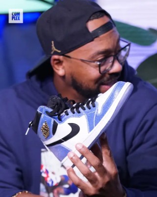 marcus jordan shares unreleased trophy room x air jordan samples trophy room x air jordan 1 high freeze out sample 5