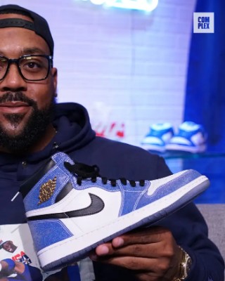 marcus jordan shares unreleased trophy room x air jordan samples trophy room x air jordan 1 high freeze out sample 8
