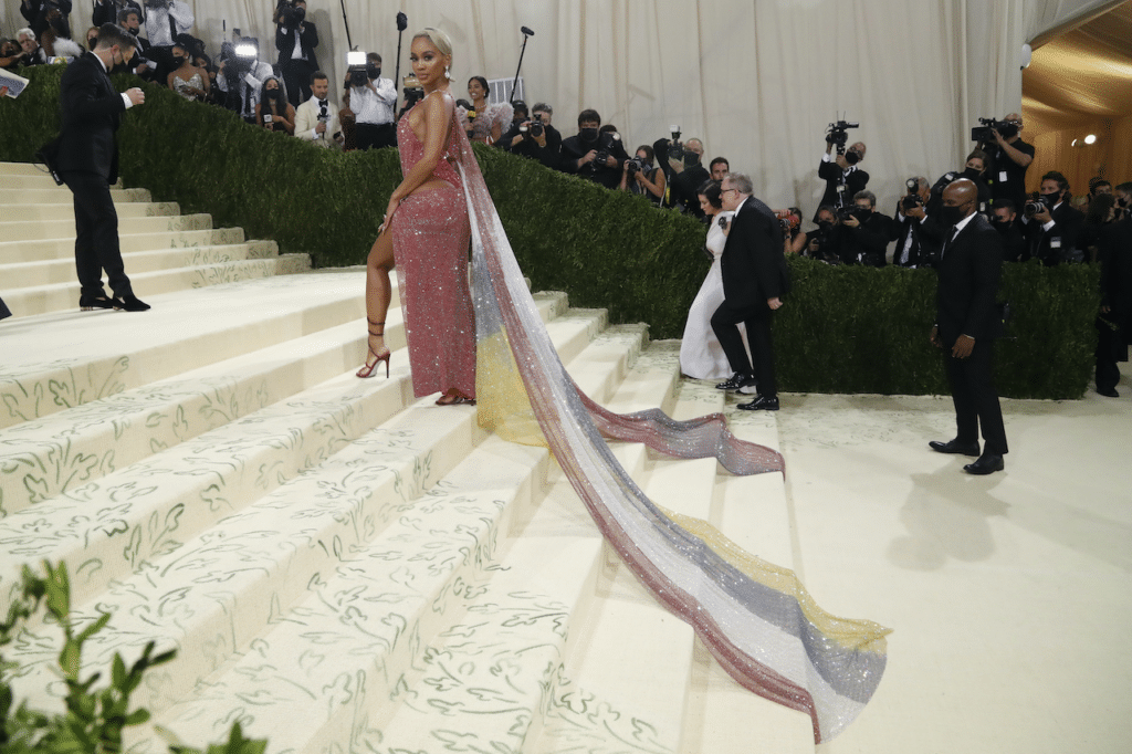 Saweetie repping the Philippine Flag at the 2021 Met Gala from Rappler