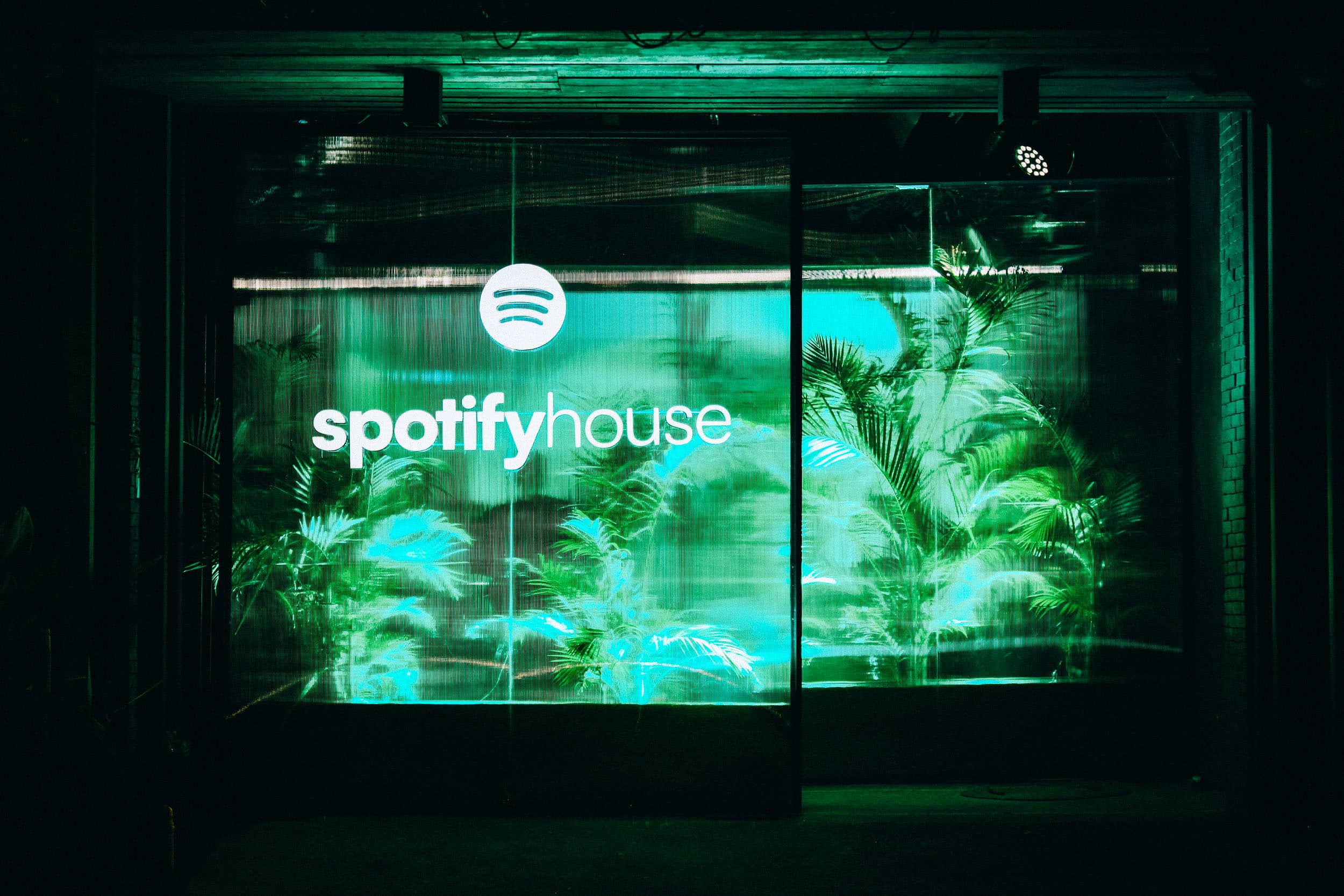 The Spotify House Facade