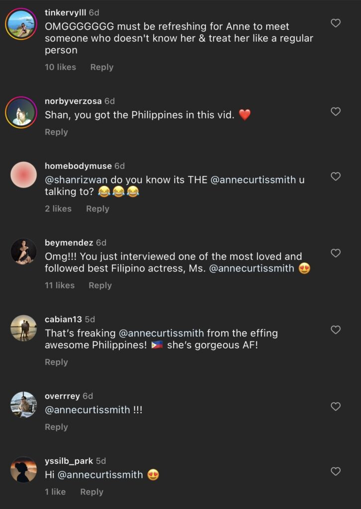 Filipinos React to Creator Shan Rizwan’s Encounter with Anne Curtis ...