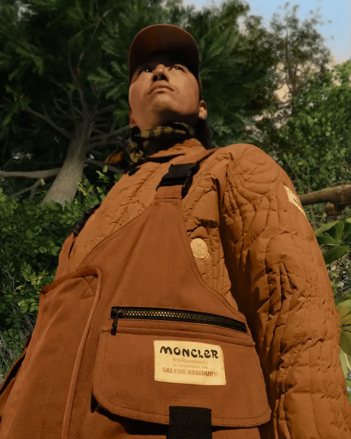 salehe bembury and moncler genius explore the language of the wilderness in new collection harter heighway short down jacket