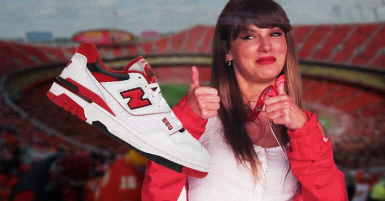 Where to Buy Taylor Swift's New Balance Shoes from Travis Kelce