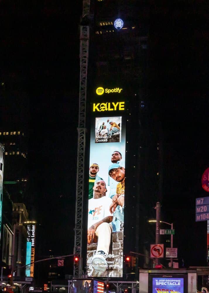 KALYE X New York Time Square Midnasty Cookie