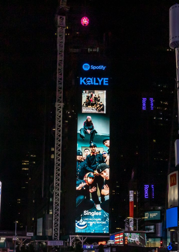 KALYE X New York Time Square Morobeats